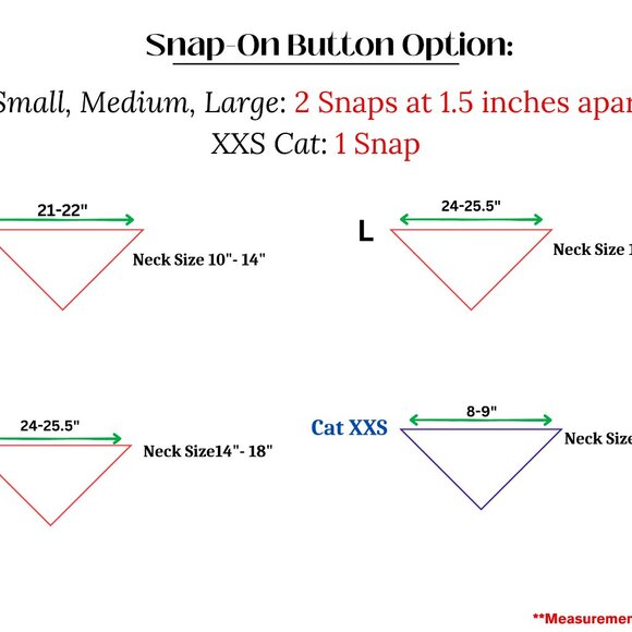 Handmade Double-Sided Watermelon Tie Dye Green Cotton Dog Bandana (Medium) - Picture 7 of 7